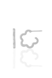 Heliophilia Silver Pendientes de Plata con Recubrimiento de Laca
